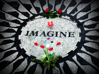 John Lennon Memorial in Central Park